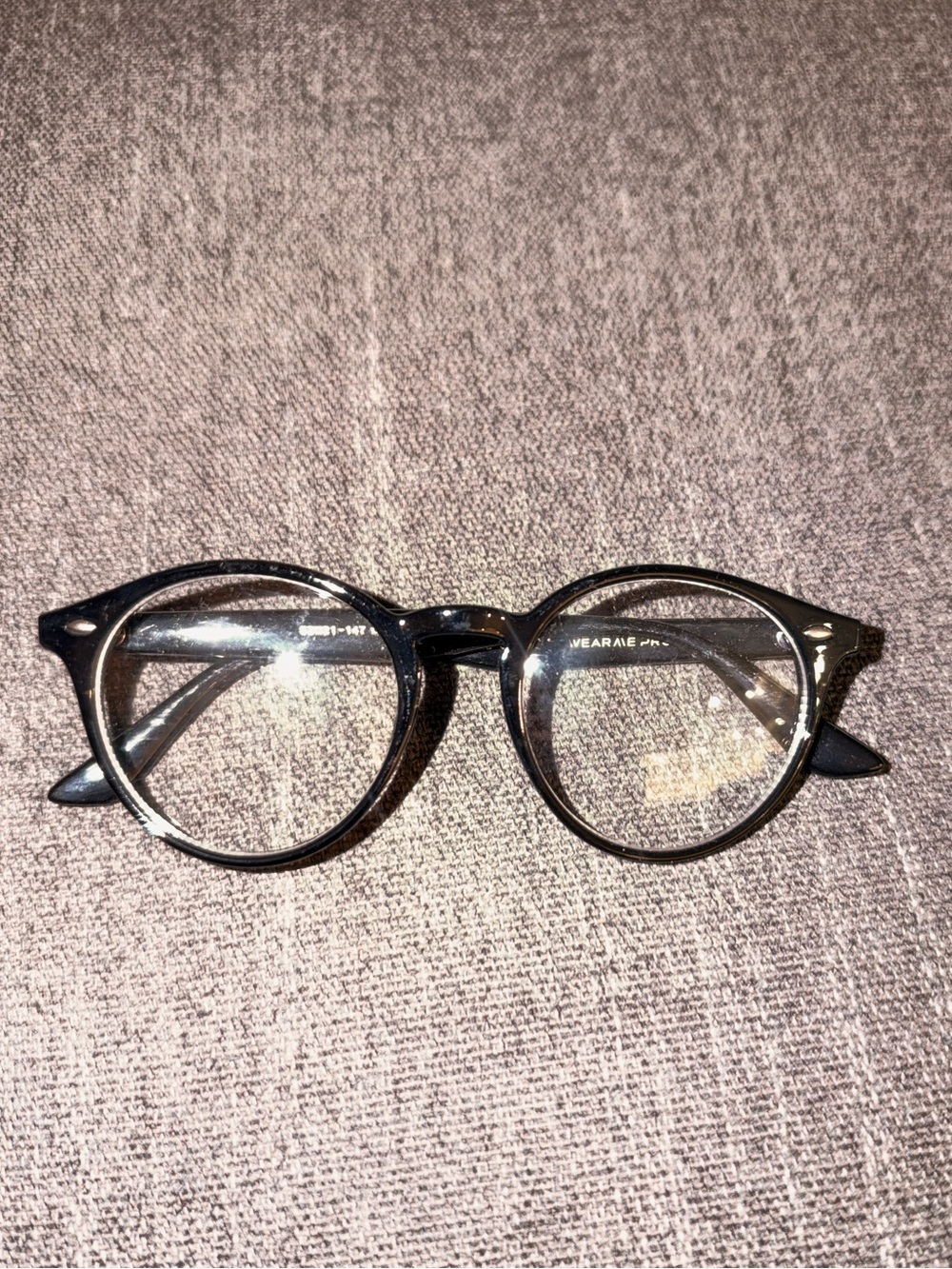 Round Black Eyeglasses Frame - Unbranded